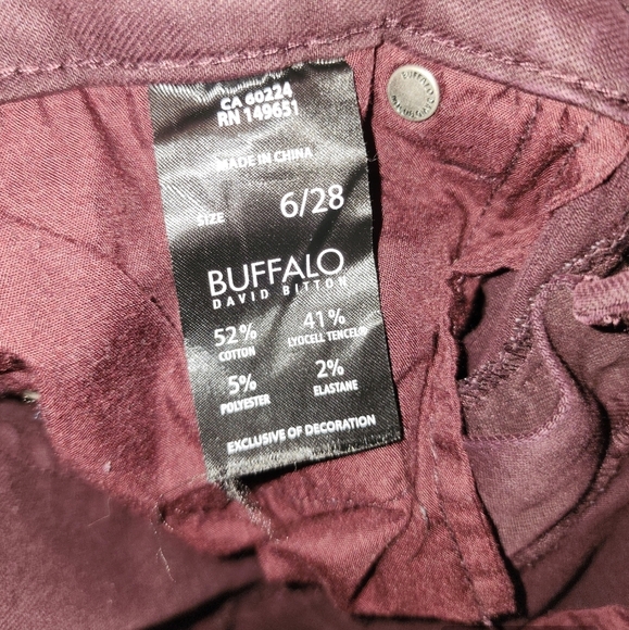 NWOT Burgundy Pants - Picture 4 of 6